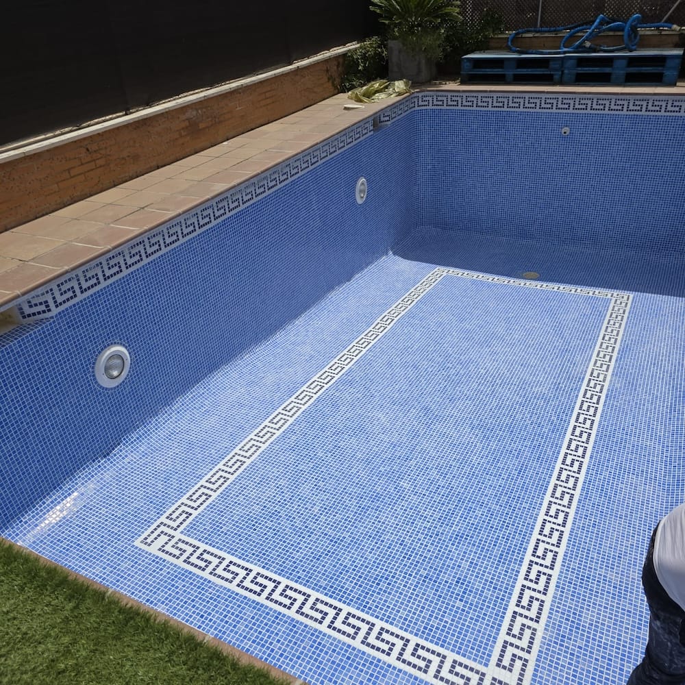 Servicio de lechada en piscinas de obra — Zona Madrid 2 DESPUÉS