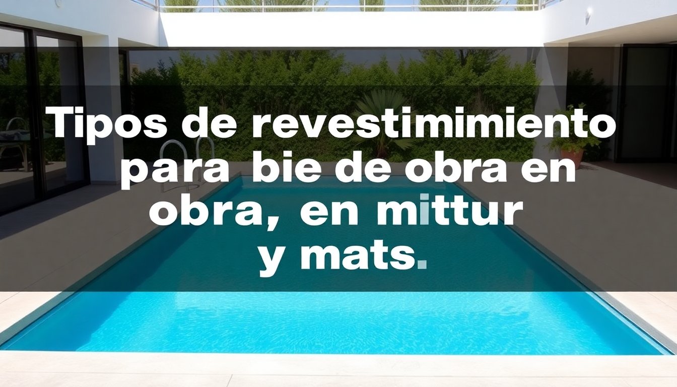 Tipos de revestimiento para piscinas de obra en Madrid: gresite, microcemento, pintura y más 4 Tipos de revestimiento para piscinas de obra en Madrid: gresite, microcemento, pintura y más