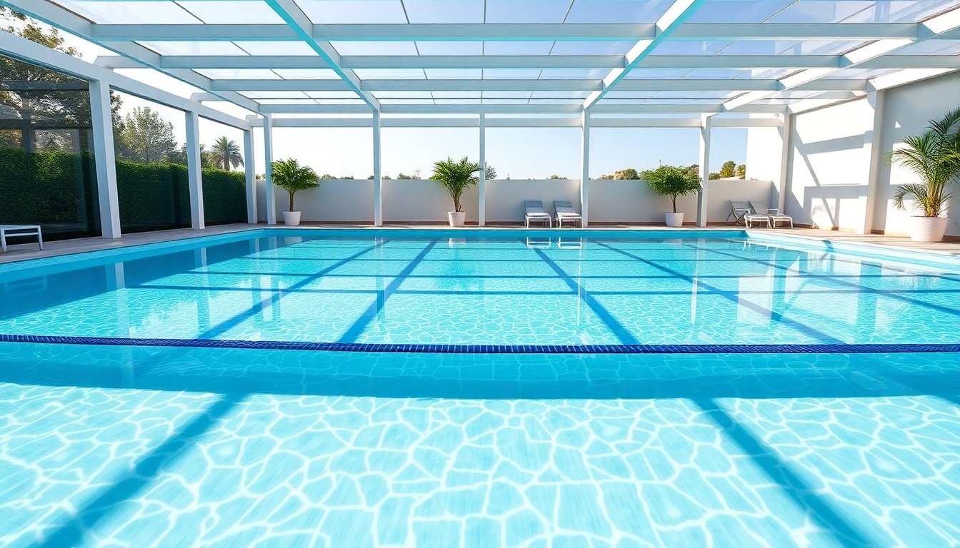 Piscina de obra con cubierta en Madrid: cuánto cuesta y qué tipos existen