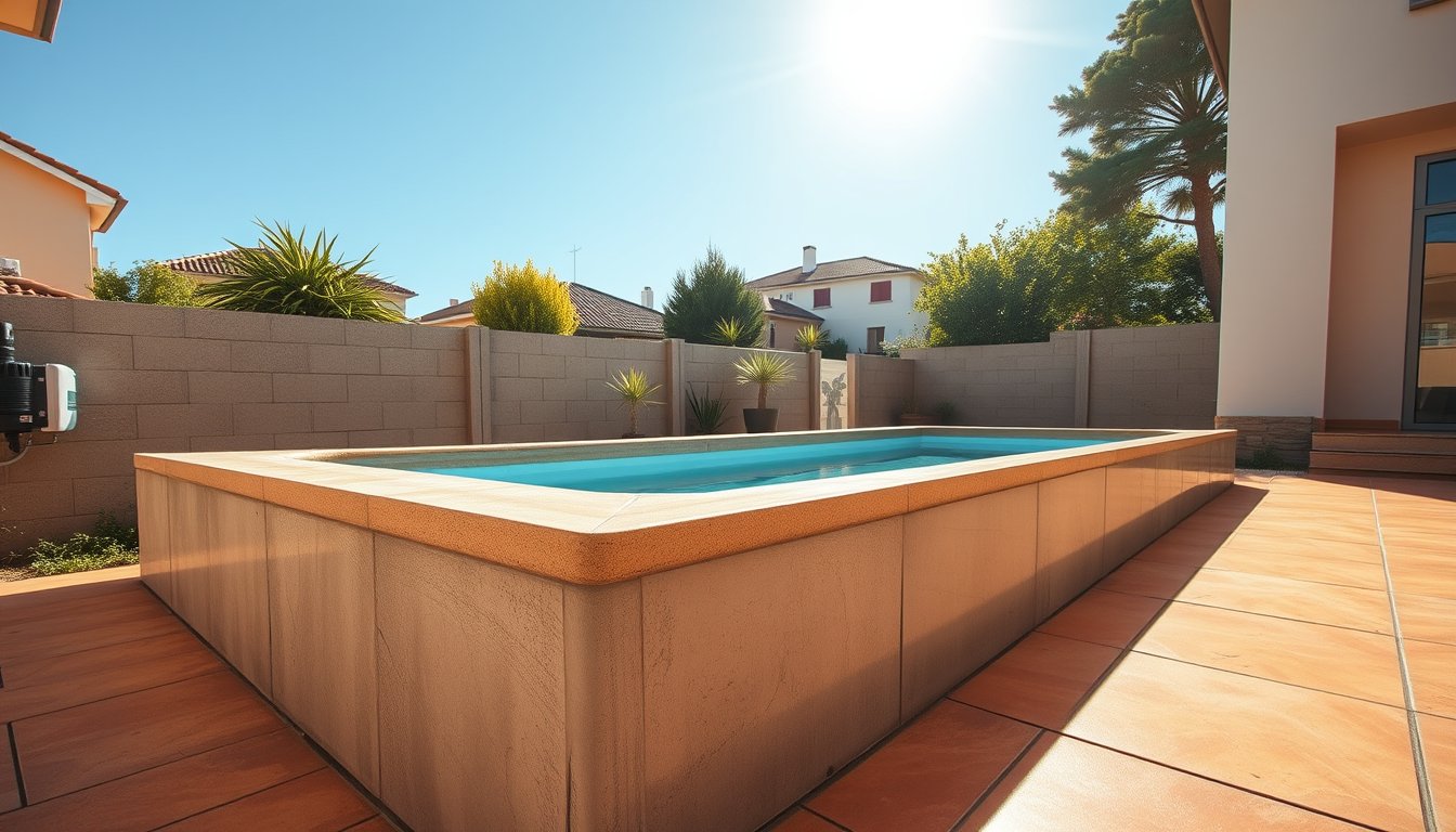 Precio de piscina de obra 5x3 en Madrid: coste real por partidas en 2026