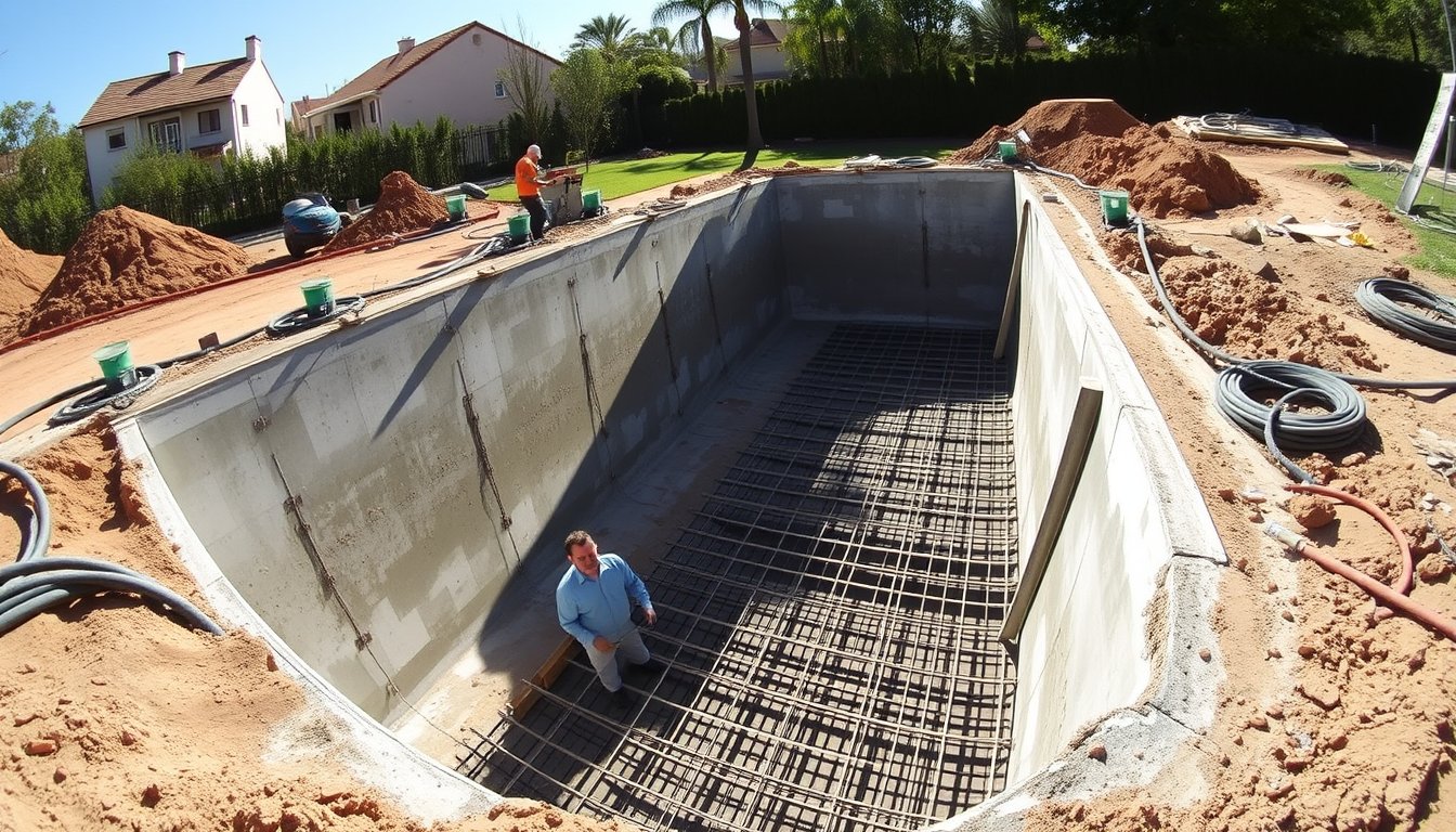 Cuánto tarda en construirse una piscina de obra en Madrid: plazos reales por fase 3 Cuánto tarda en construirse una piscina de obra en Madrid: plazos reales por fase