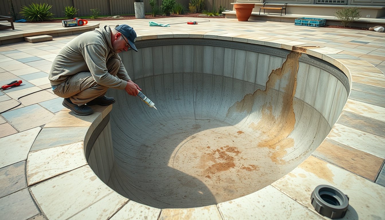 Arreglo de piscina de obra: cuánto cuesta reparar grietas, fugas y revestimiento 2 Arreglo de piscina de obra: cuánto cuesta reparar grietas, fugas y revestimiento