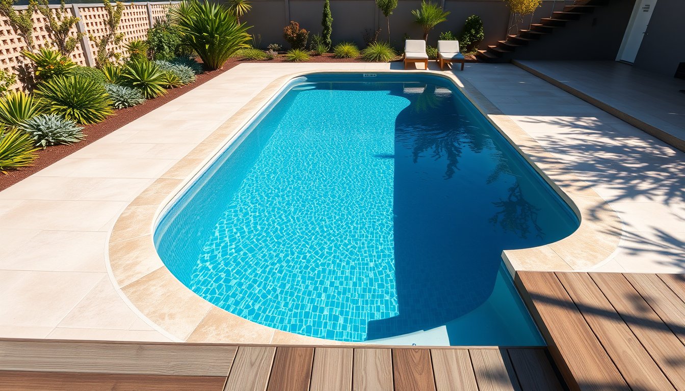 Suelo antideslizante para piscinas de obra en Madrid: materiales, precio e instalación